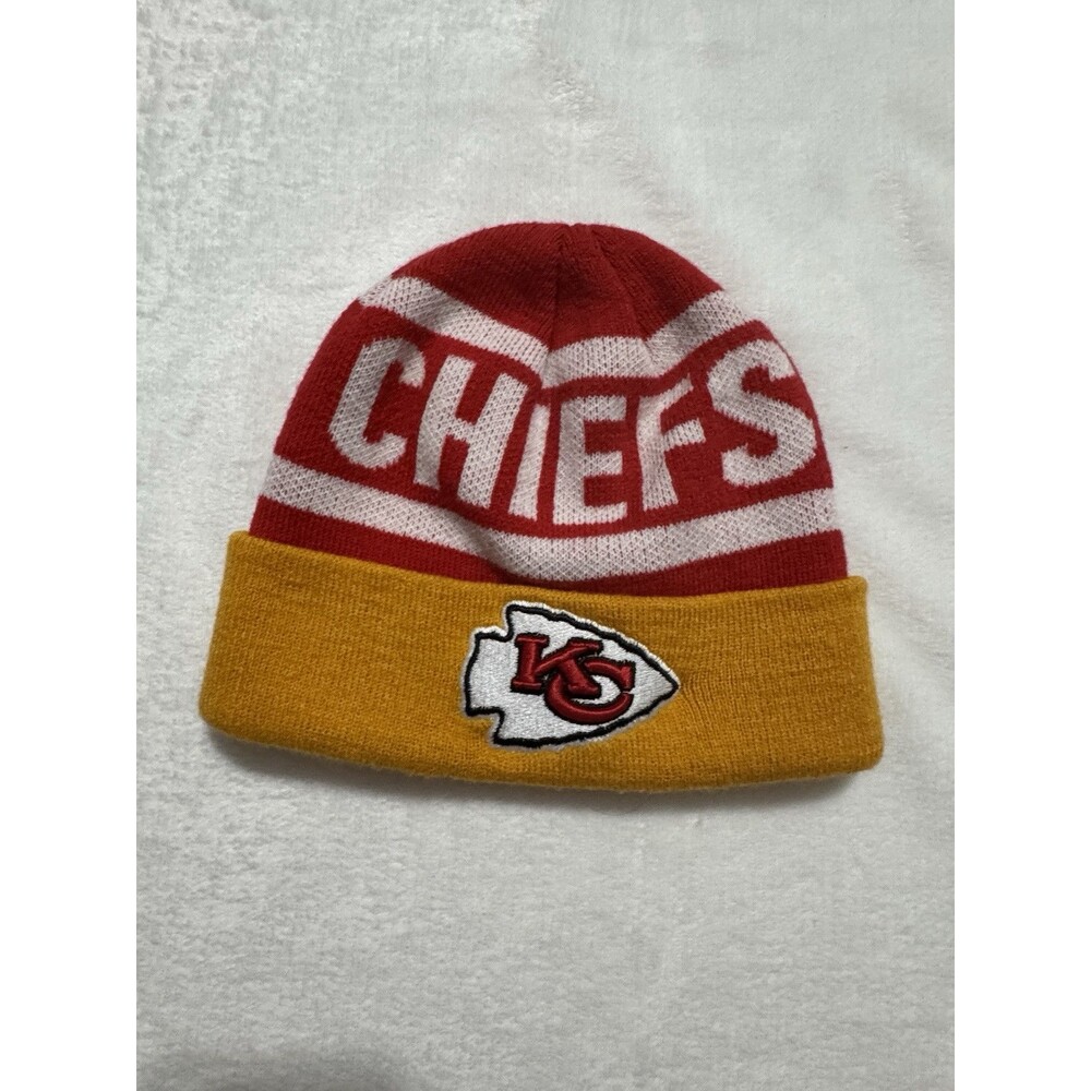 Kansas City Chiefs Knit Beanie Hat NFL One Size Skull Cap Winter